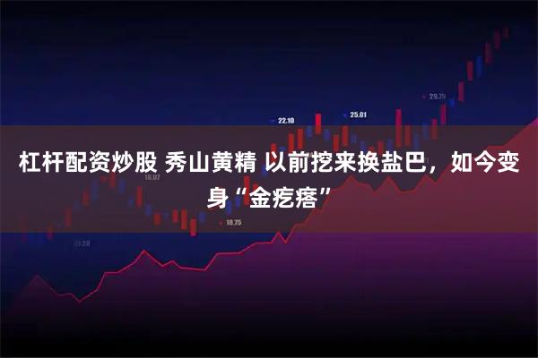 杠杆配资炒股 秀山黄精 以前挖来换盐巴，如今变身“金疙瘩”